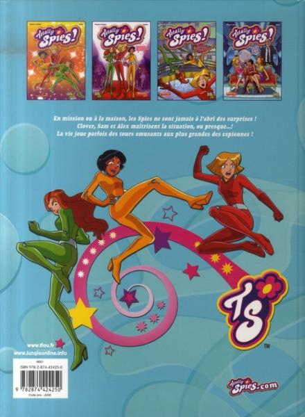 Verso de l'album Totally Spies Tome 4 Totally gags