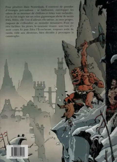 Verso de l'album Les Traîne-Ténèbres Tome 2 Les dents du dragon