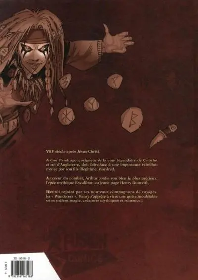 Verso de l'album Wanderers Tome 1 Le roi de l'hiver