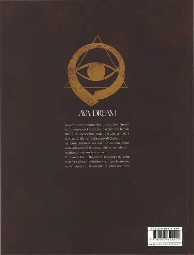 Verso de l'album Ava dream Tome 1 Infiltration