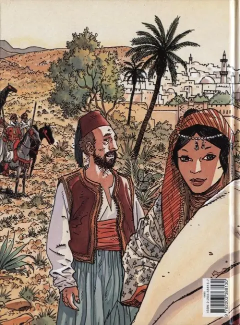 Verso de l'album Carnets d'Orient Tome 1