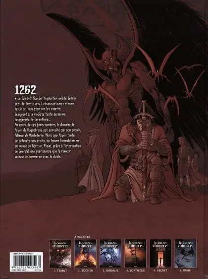 Verso de l'album Le Clan des Chimères Tome 1 Tribut