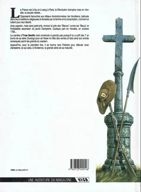 Verso de l'album Dampierre Tome 1 L'aube noire