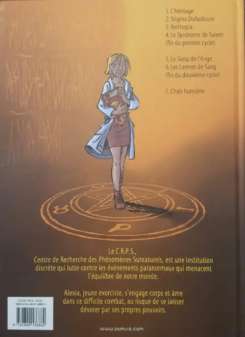 Verso de l'album Les Démons d'Alexia Tome 4 Le Syndrome de Salem