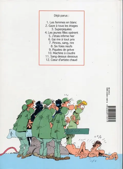 Verso de l'album Les Femmes en Blanc Tome 10 Machine à coudre