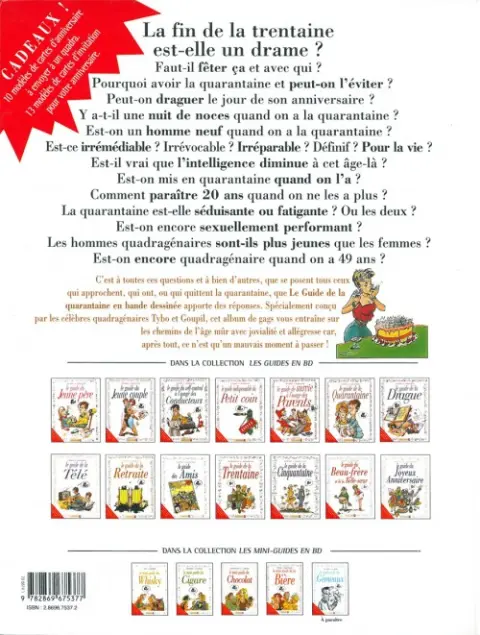Verso de l'album Le Guide Tome 6 Le guide de la quarantaine