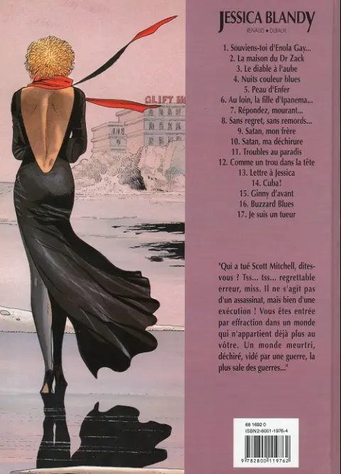 Verso de l'album Jessica Blandy Tome 2 La maison du Dr Zack