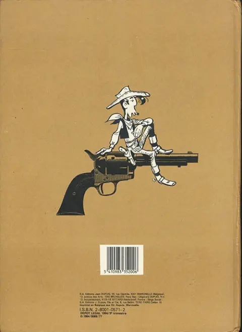 Verso de l'album Lucky Luke Spécial 10*
