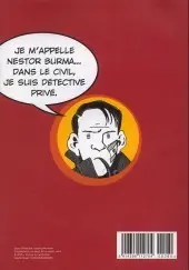 Verso de l'album Nestor Burma