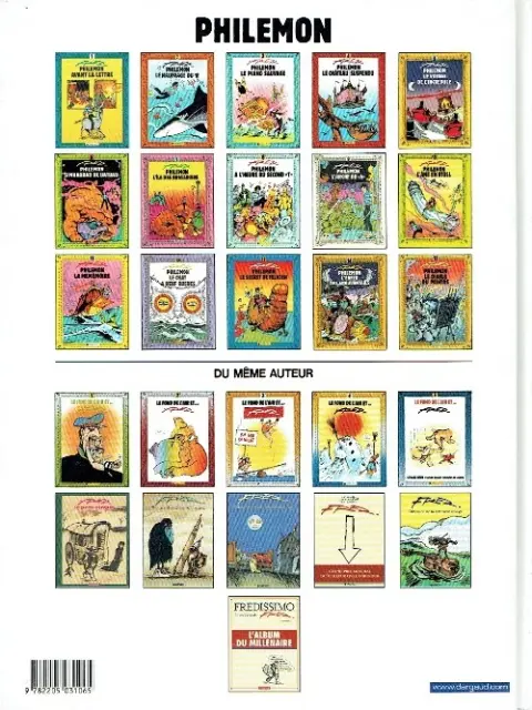 Verso de l'album Philémon Tome 5 Le voyage de l'incrédule