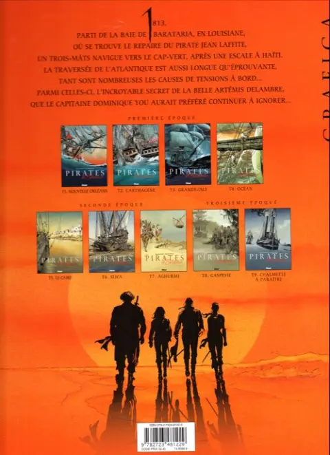 Verso de l'album Les Pirates de Barataria Tome 4 Océan
