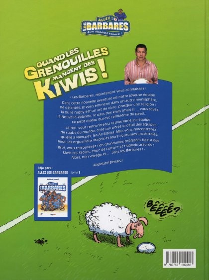 Verso de l'album Allez ! Les Barbares Tome 2 Quand les Grenouilles mangent des Kiwis !