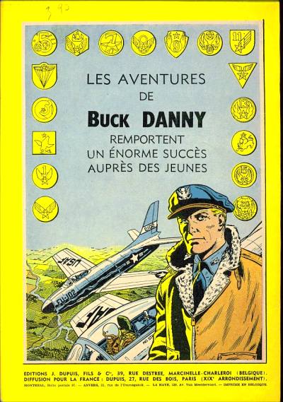 Verso de l'album Buck Danny Tome 16 Menace au nord
