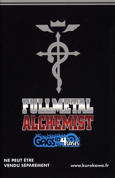 Verso de l'album FullMetal Alchemist Gags en 4 cases