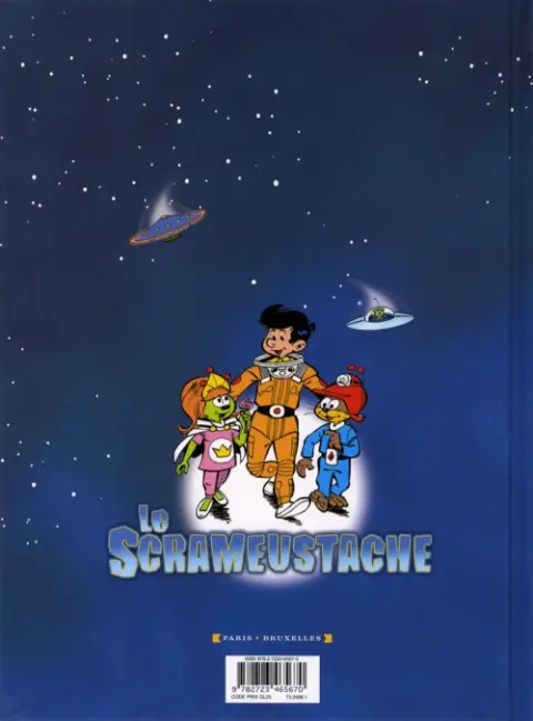 Verso de l'album Le Scrameustache Tome 39 La Clé de l'hexagramme