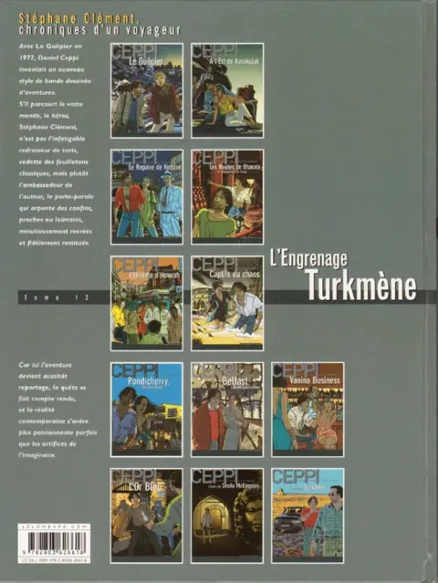 Verso de l'album Stéphane Clément Tome 13 L'engrenage Turkmène
