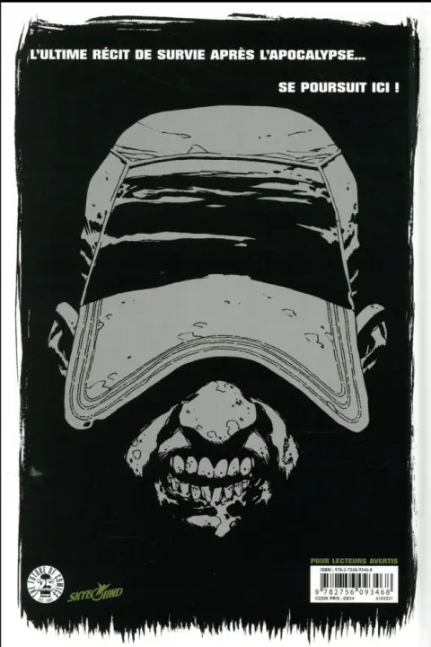 Verso de l'album Walking Dead Volume 3