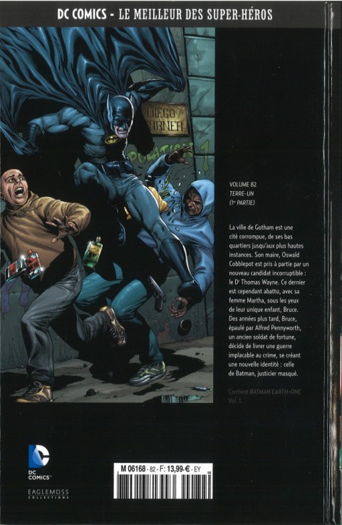 Verso de l'album DC Comics - Le Meilleur des Super-Héros Volume 82 Batman - Terre-Un - 1re Partie