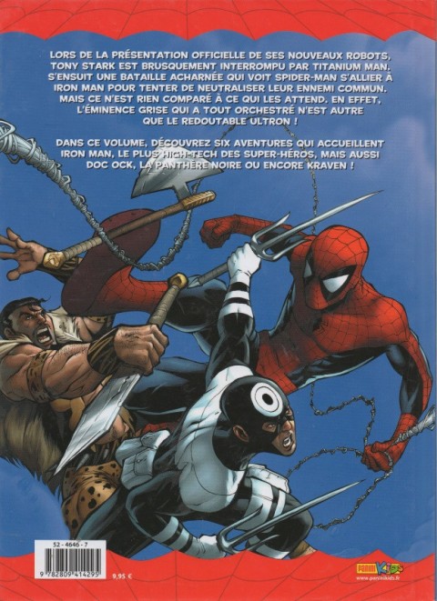 Verso de l'album Spider-Man - Les Aventures Tome 10 Gare à Ultron !