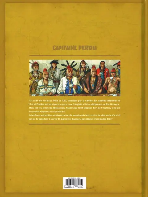 Verso de l'album Capitaine Perdu Chapitre 2