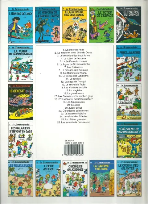 Verso de l'album Le Scrameustache Tome 13 Le Secret des Trolls