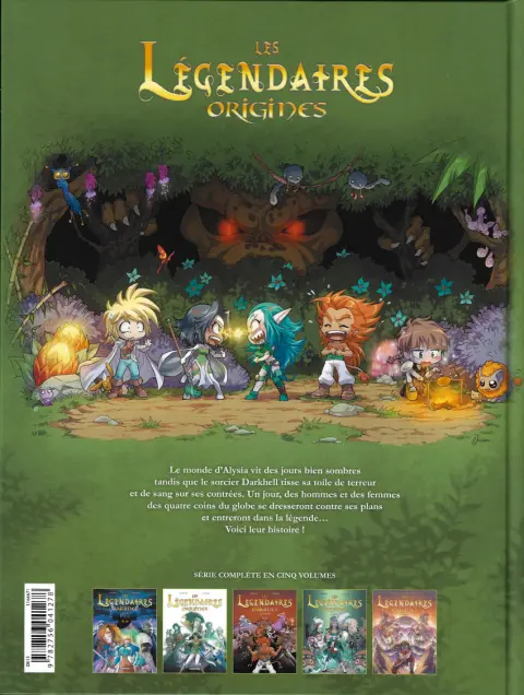 Verso de l'album Les Légendaires - Origines Tome 3 Gryfenfer