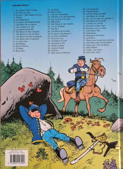 Verso de l'album Les Tuniques Bleues Tome 30 La rose de Bantry