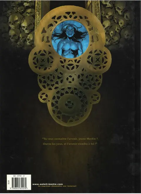 Verso de l'album Merlin Tome 2 L'éveil du pouvoir