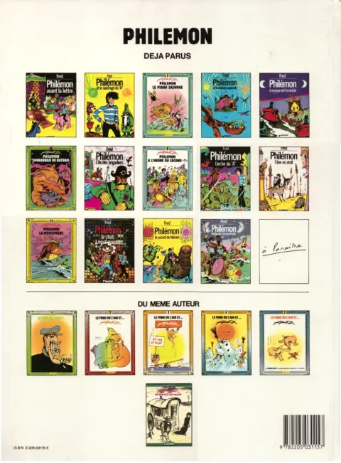 Verso de l'album Philémon Tome 13 Le secret de Félicien