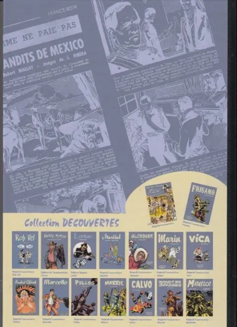 Verso de l'album Découvertes Ribera julio
