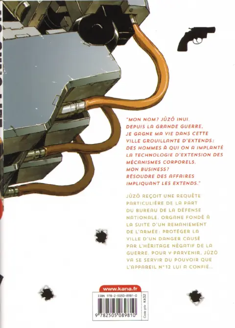 Verso de l'album No guns life 10
