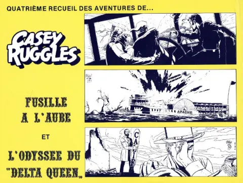 Verso de l'album Casey Ruggles Tome 3 Le duel - Face aux Apaches