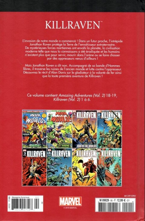 Verso de l'album Le meilleur des Super-Héros Marvel Tome 90 Killraven