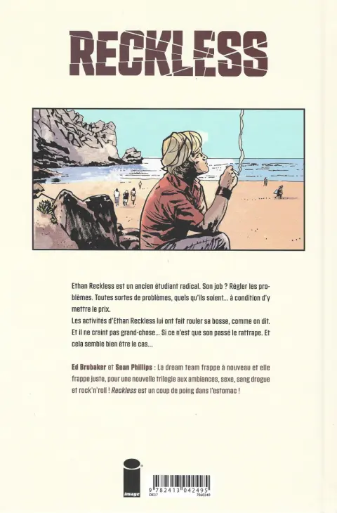Verso de l'album Reckless 1