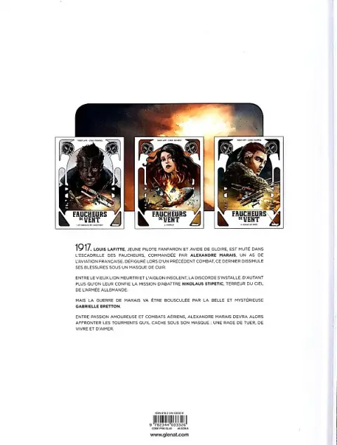 Verso de l'album Faucheurs de vent Tome 3 Combats de chiens