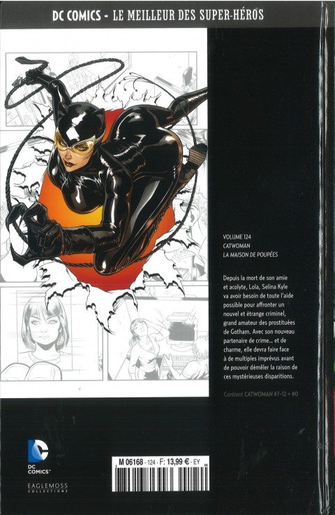 Verso de l'album DC Comics - Le Meilleur des Super-Héros Volume 124 Catwoman - La Maison de Poupées