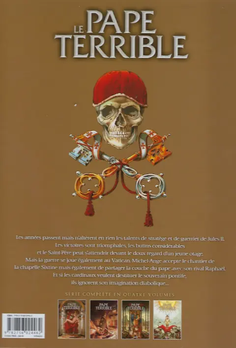 Verso de l'album Le Pape terrible Tome 3 La pernicieuse vertu