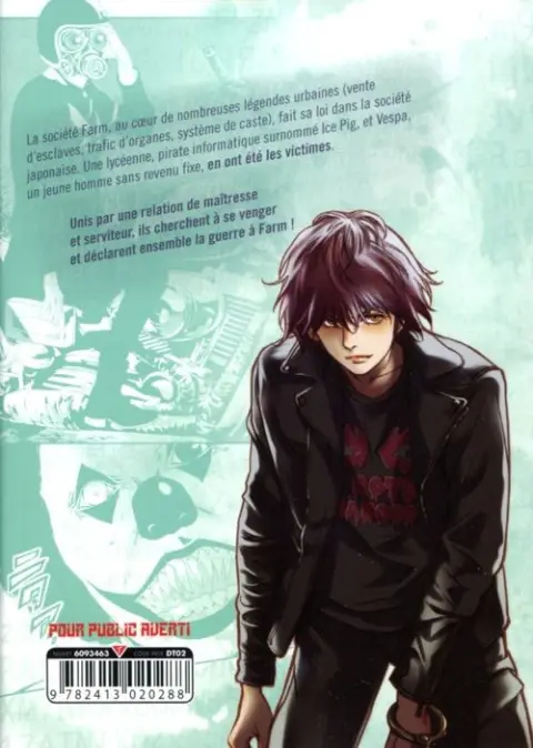 Verso de l'album Ice Pig 1