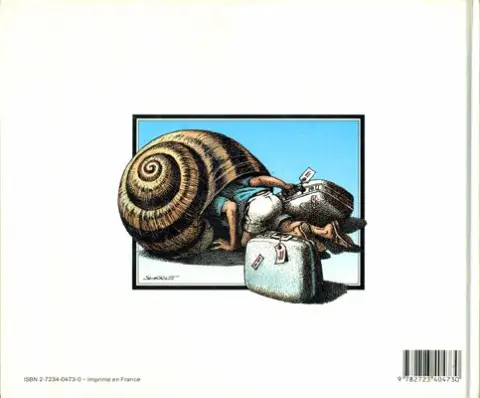 Verso de l'album Les vacances