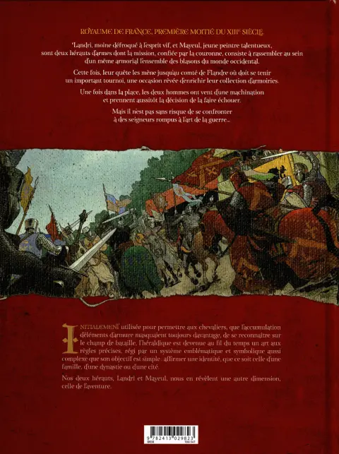 Verso de l'album Hérauts 1 La Brisure