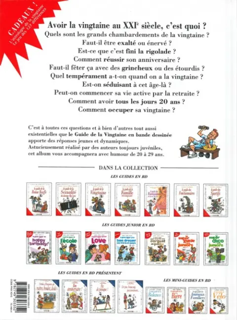 Verso de l'album Le Guide Tome 31 Le guide de la vingtaine