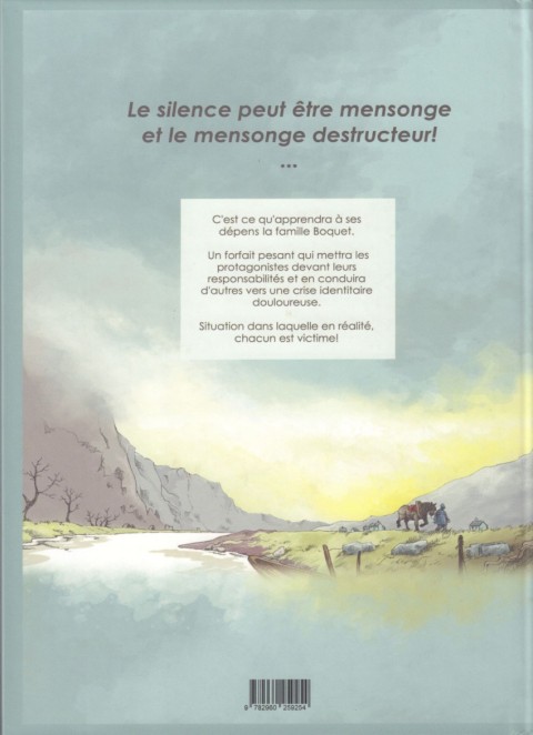 Verso de l'album Ainsi font les rivières Tome 1 Le sience