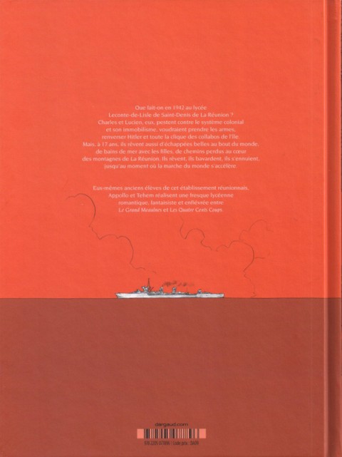 Verso de l'album Les Chroniques du Léopard