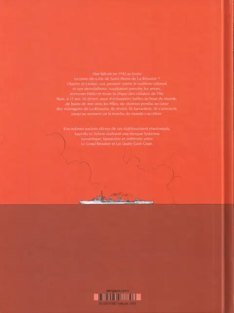 Verso de l'album Les Chroniques du Léopard