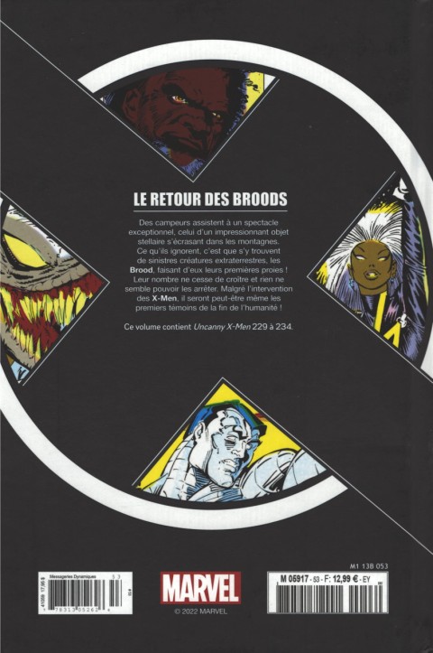 Verso de l'album X-Men - La Collection Mutante Tome 53 Le retour des Broods
