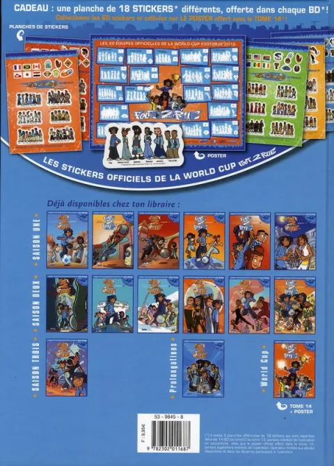Verso de l'album Foot 2 rue Tome 1 Premier match