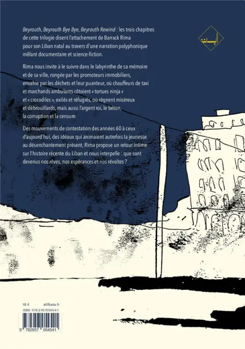 Verso de l'album Beyrouth - la trilogie