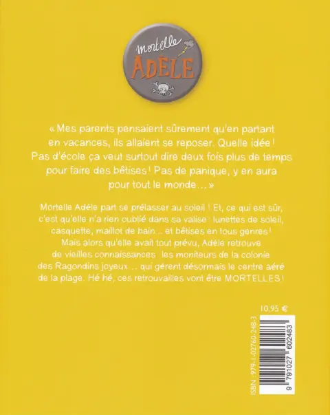 Verso de l'album Mortelle Adèle Tome 12 À la pêche aux nouilles !