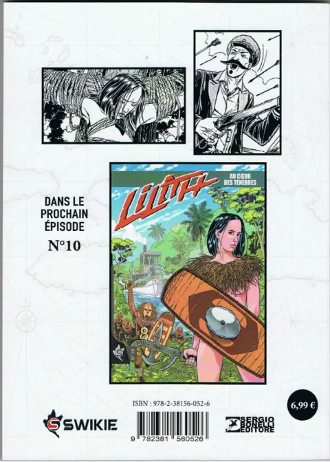 Verso de l'album Lilith N° 9 Le monde flottant
