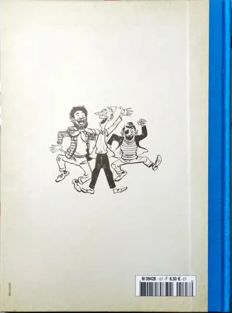 Verso de l'album Les Pieds Nickelés - La collection Tome 107 Les Pieds Nickelés en Afrique